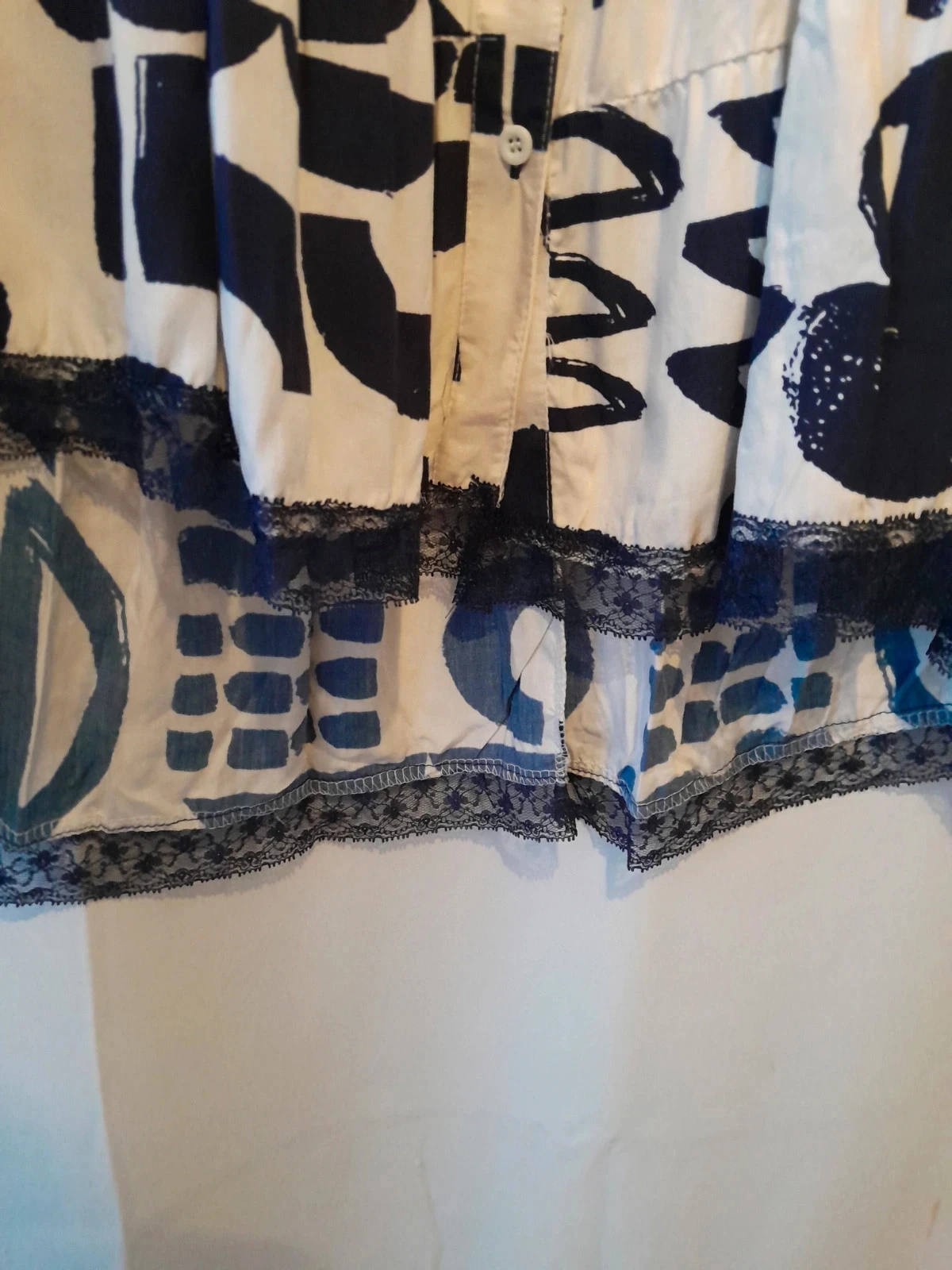 Lange tuniek in blousestijl, Maat 5XL, asymmetrisch – photo 6